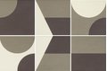 Плитка Mutina Puzzle Set of patterns Gotland 25x25 (BOZCM32) Для кухни, Для общественных помещений, Для жилых помещений, Для ванной