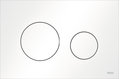 Пластиковая панель смыва унитаза Tece Loop, белый матовый (9240926) Механические Для унитазов Механические