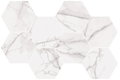 Мозаика Flaviker Supreme Royal Statuario Mosaico Hexagon Anticato Ret 51*29.2 (SPES10P) Flaviker Для кухни, Для общественных помещений, Для жилых помещений, Для ванной