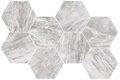 Мозаика Flaviker Supreme Silver Dream Mosaico Hexagon Anticato Ret 51*29.2 (SPES22P) Flaviker Для кухни, Для общественных помещений, Для жилых помещений, Для ванной