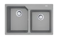 Кухонная мойка Urban UBG 620-78 (114.0574.973) Врезные сверху Прямоугольные Серый камень