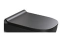 Крышка для унитаза Slim Soft Close AXA Glomp, серая матовая (319109) 