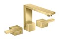 Смеситель для раковины Axor Edge diamond cut, Polished Gold Optic (46051990) Для раковины Золото