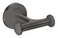 Крючок для халатов и полотенец Axor Universal Circular, Brushed Black Chrome (42812340) Крючки для халатов и полотенец Axor