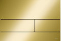 Металлическая панель смыва унитаза TECE Square II, Polished Gold Optic / глянец, позолоченный (9240839) Механические Для унитазов Механические