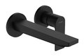 Настенный смеситель для раковины Hansgrohe Rebris Е, черный матовый (72568670) Для раковины Черный, Черный матовый