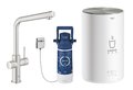 Смеситель и бойлер для раковины GROHE Red Duo M-size (30327DC1) Для кухни Нерж. сталь
