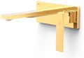 Настенный смеситель для раковины Tres Slim Exclusive SLIM-TRES, золото (20230011OR) Для раковины Золото