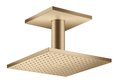 Верхний душ Axor MyEdition 250х250 мм 2-х функциональный, Brushed Bronze (35312140) Верхние души Бронза