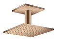 Верхний душ Axor MyEdition 250х250 мм 2-х функциональный, Brushed Red Gold (35312310) Верхние души Красное золото