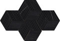 Плитка Piemme Valentino Majestic Cube Royal Nero Lev 30 * 30 (02646) Для кухні, Для громадських приміщень, Для житлових приміщень, Для ванної