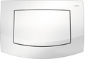 Пластиковая панель смыва унитаза Tece Ambia, белый, антибактериальное покрытие (9240140) Механические Для унитазов Механические