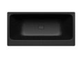 Ванна стальная Kaldewei ASYMMETRIC DUO 744 190x100 lava black matt (274400010717) Kaldewei Прямоугольные