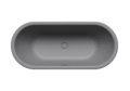 Ванна сталева Kaldewei CENTRO DUO OVAL з облицювальними ПАНЕЛЯМИ 128-7 180x80 oyster grey matt (282848050727) Kaldewei Овальні