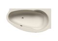 Ванна сталева Kaldewei STUDIO ліва 828-1 170x90 seashell cream matt (222800010728) Kaldewei Кутові асиметричні