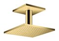 Верхний душ Axor MyEdition 250х250 мм, Polished Gold Optic (35308990) Верхние души Золото