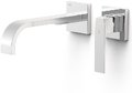 Настенный смеситель для раковины Tres Slim Exclusive SLIM-TRES, хром (20230004) Для раковины Хром