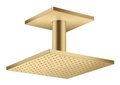 Верхний душ Axor MyEdition 250х250 мм 2-х функциональный, Brushed Gold Optic (35312250) Верхние души Золото