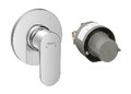 Смеситель скрытого монтажа для душа Hansgrohe Rebris S, хром (72648000) Для душа Хром