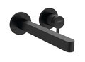 Настенный смеситель для раковины Hansgrohe Finoris, черный матовый (76050670) Для раковины Черный матовый