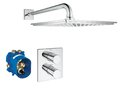 Душевой комплект Grohe Grohtherm 3000 Cosmopolitan с душем Rainshower Allure 230 (34572000) Душевые комплекты (системы) Хром