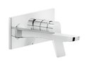 Настенный смеситель для раковины 215 мм Gessi Rilievo (59089-031) Для раковины Хром