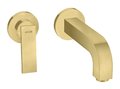 Смеситель для раковины Axor Citterio, Brushed Brass (39121950) Для раковины Латунь
