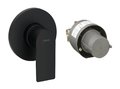 Смеситель скрытого монтажа для душа Hansgrohe Rebris Е, черный матовый (72658670) Для душа Черный, Черный матовый