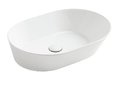 Керамическая раковина 60 см Simas WAVE, glossy white (WA 02) На столешницу, На тумбу Овальные