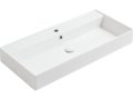 Керамическая раковина 101 cм Simas Agile, glossy white (AG 101) На столешницу, На тумбу, Подвесные Прямоугольные