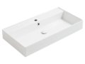 Керамічна раковина 91 см Simas Agile, glossy white (AG 91) На стільницю, На тумбу, Підвісні 