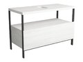 Консоль металлическая с полками 110 см Simas WAVE, white (WAM 3L) Simas Консоль