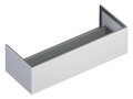 Тумба підвісна 121х48 Catalano Horizon, bianco satinato (5M12550BM) Catalano Тумби