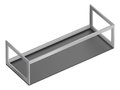 Консоль металлическая 120 см Catalano Horizon, inox scotch-brite (5S1255000) Catalano Консоль