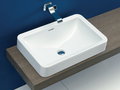 Керамическая раковина 62 см Flaminia Nile 62, white (NL62INC) На столешницу, На тумбу Прямоугольные