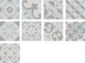 Плитка Wow Cement Tradition Decor Mix Warm18.5*18.5 (107947) Для кухні, Для громадських приміщень, Для житлових приміщень, Для ванної