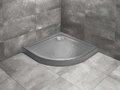Душевой поддон Radaway Doros A Compact Stone Anthracite 80x80 (SDRA8080-05-64S) Мелкие Антрацит