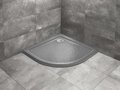 Душевой поддон Radaway Doros A Stone Anthracite 80x80 (SDRA8080-01-64S) Мелкие Антрацит