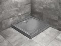 Душевой поддон Radaway Doros C Compact Stone Anthracite 90x90 (SDRC9090-05-64S) Мелкие Антрацит