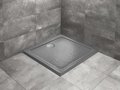 Душевой поддон Radaway Doros C Stone Anthracite 80x80 (SDRC8080-01-64S) Дрібні Антрацит