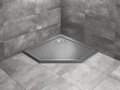 Душевой поддон Radaway Doros PT Stone Anthracite 90x90 (SDRPT9090-01-64S) Дрібні Антрацит