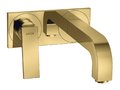 Смеситель для раковины Axor Citterio, Polished Gold Optic (39119990) Для раковины Золото