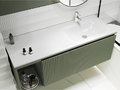 Керамическая встраиваемая раковина 120 см Miraggio Jessel 1200 R, белый (0001056) Встраиваемые сверху Прямоугольные
