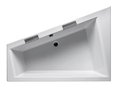 Ванна акрилова Riho Doppio Left Right &amp; Plug 180х130 (BD4500500000000) Riho Кутові асиметричні