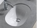 Керамическая раковина 43 см Duravit Bathroom Foster (0336430000) Встраиваемые снизу Овальные