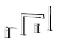 Смеситель для ванны Gessi Ingranaggio (63537-031) Для ванны Хром