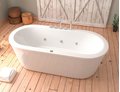Гидромассажная акриловая ванна Sanycces Loft T Confort 180х80 см, белый (BN120TFAL) Sanycces Овальные