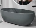 Ванна окремостояча Cielo Shui Comfort 170 * 87 см, сірий (SHCOBAT-BR) Cielo Овальні