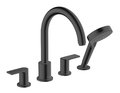 Змішувач на борт ванни Hansgrohe Vernis Shape, чорний матовий (71459670) Для ванни Чорний матовий