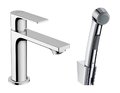 Смеситель для раковины Hansgrohe Rebris Е с гигиеническим душем, хром (72216000) Для раковины Хром